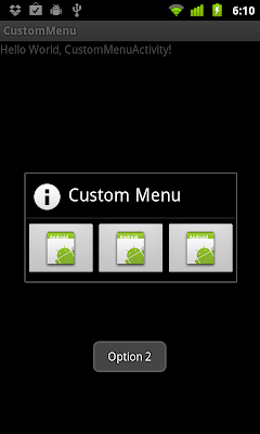 Custom Menu