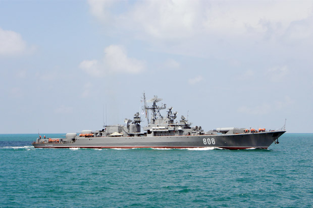 Rusia Kirim Kapal Perang Berpeluru Kendali ke Laut Baltik