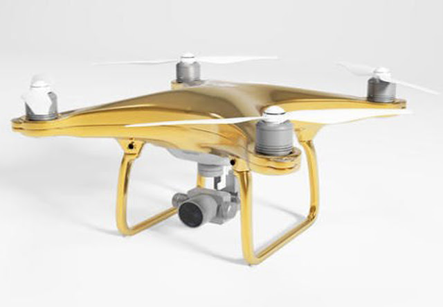 Give yourself a gold plated drone