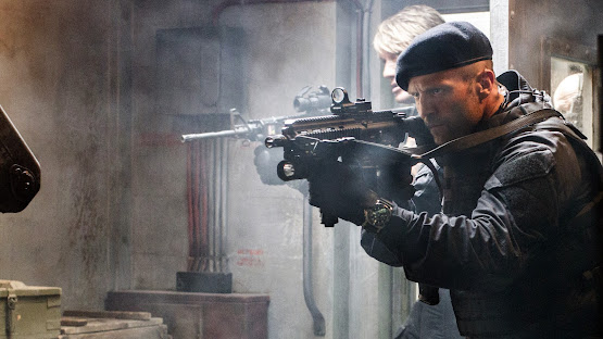 Statham Lundgren Expendables 3