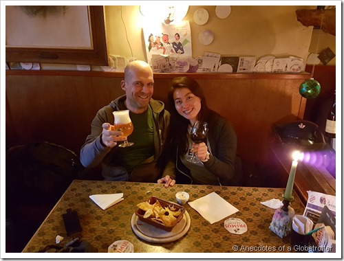 Dinner at the pub - Pieter & I