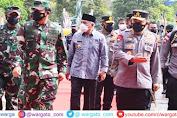 Panglima TNI Bersama Kapolri Tinjau Lansung Vaksinasi di Kaltim