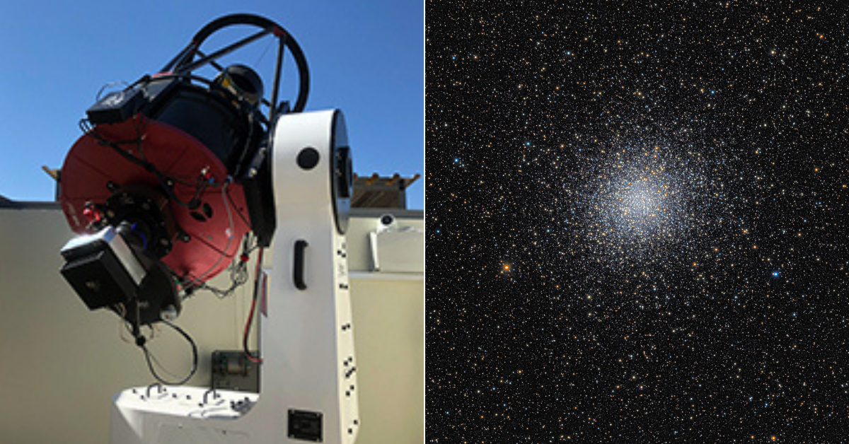 AFIL-3 with an image of M22 - Globular Cluster in Sagittarius.