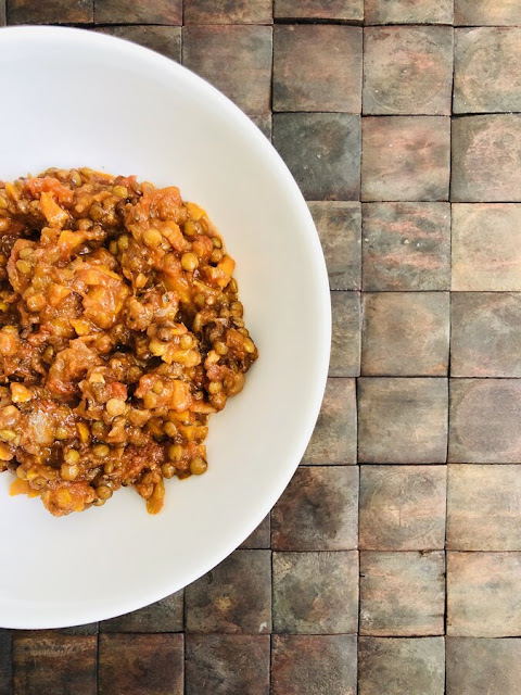 Bolognaise de lentilles