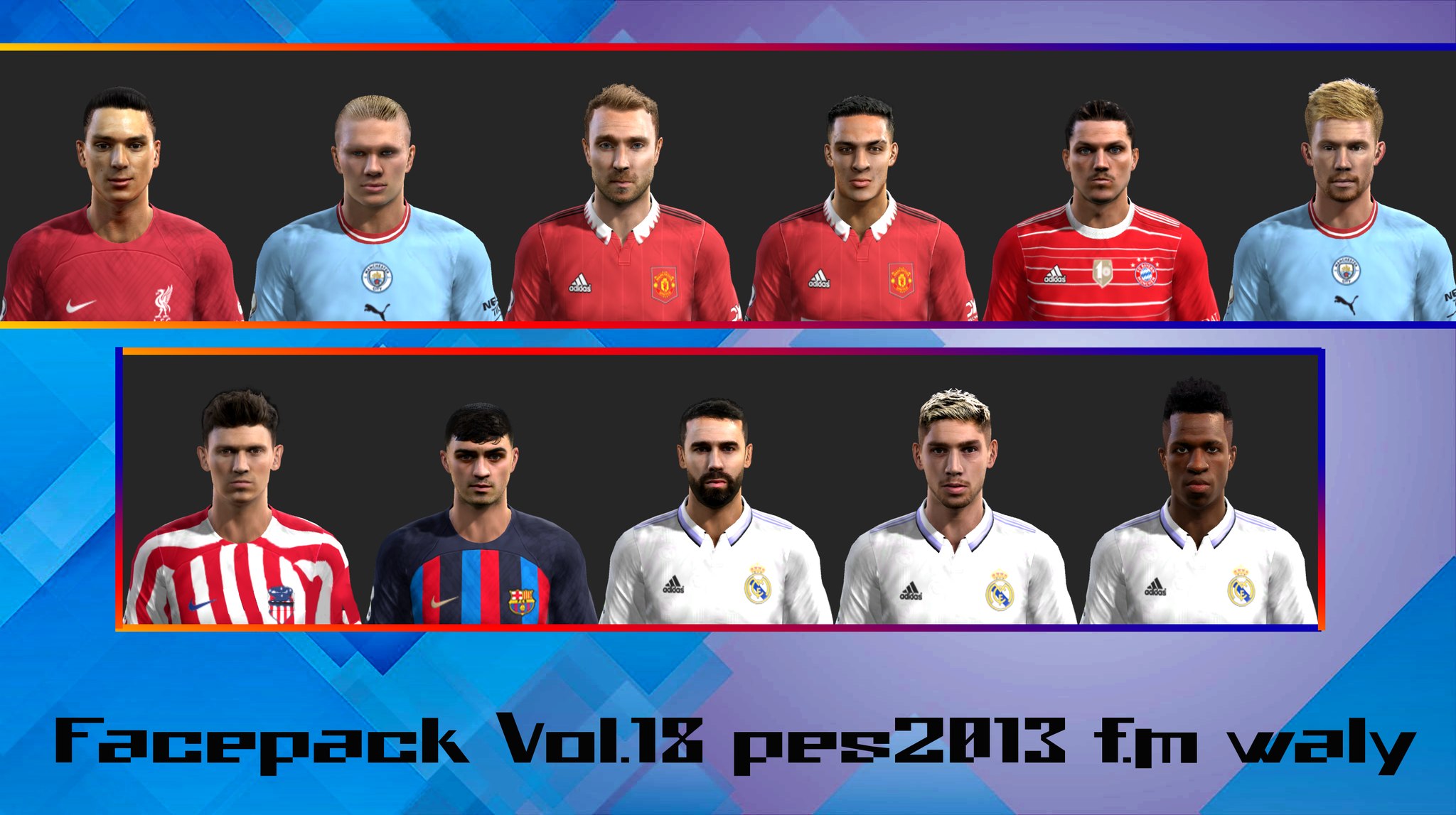 Facepack Vol.18 pes2013 Released 