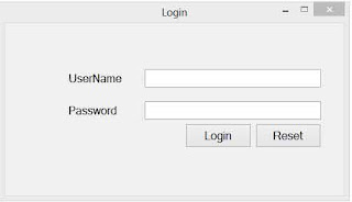 login form