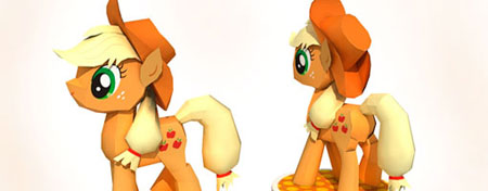 Applejack Paper Model