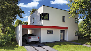 moderne häuser mit carport