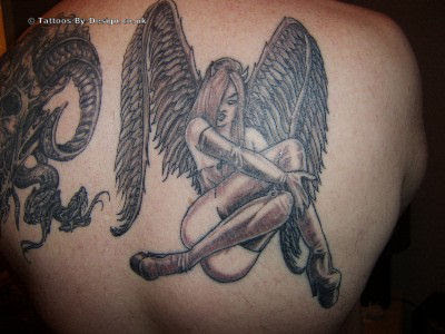 pictures of fairies tattoos. Fairy Wing Tattoo by
