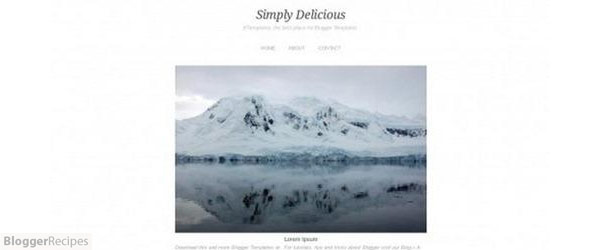 Simply Delicious Blogger Template