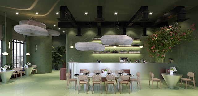 Green Restaurant In Barcelona