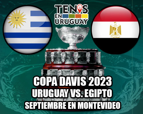 Uruguay recibirá a Egipto por el Grupo Mundial 2 de la Copa Davis 2023