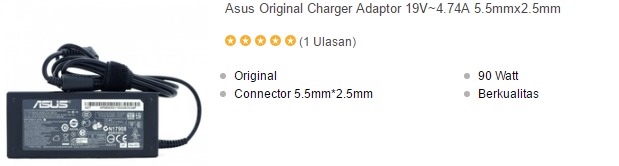  Charger atau adaptor ialah pernilait utama yg penting bagi pemakai laptop Harga Charger Laptop Asus Original Terbaru 2019