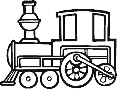 Free Train Coloring Pages