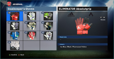 PES 2016 49 Goalkeeper Gloves Pack by killer1896