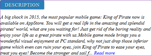 King of Pirate game review