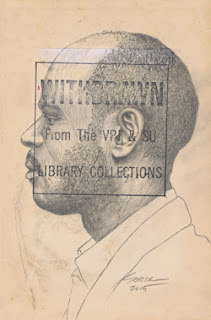 Library People #146, a graphite drawing by Nortth Carolina portrait artist Natalie Schorr