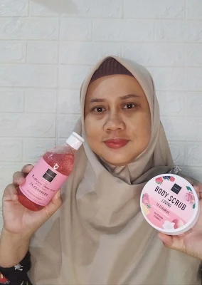 review scarlett body scrub dan body shower scrub loving