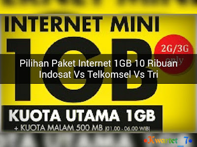 Adu Paket Internet 10 Ribuan Indosat Vs Telkomsel Vs Tri 2018