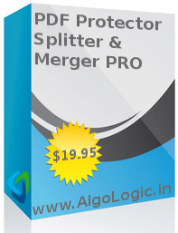 AlgoLogic PDF Pretector, Merger and Splitter Free