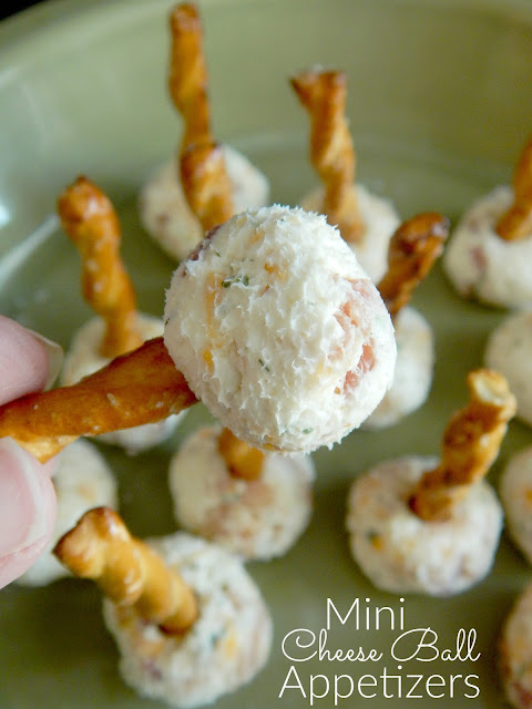 Mini Cheese Ball Appetizers...the perfect holiday appetizer! (sweetandsavoryfood.com)