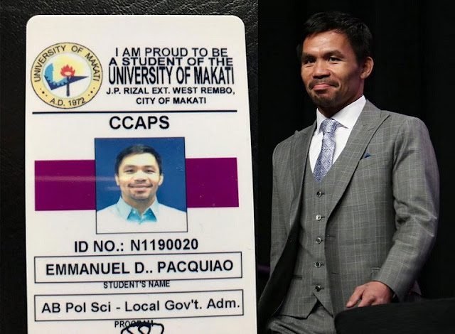 Filipino Boxer & Senator, Manny Pacquiao Goes Back to School