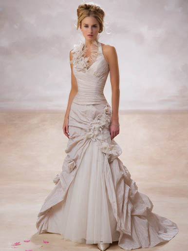 Beautiful Taffeta Wedding Dress