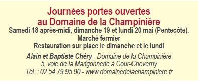 Domaine de La Champinière à Cour-Chevevrny