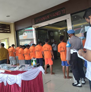 Polres Pelabuhan Tanjung Priok Tangkap  11 Orang di  Wilayah Kerja Pelabuhan Tanjung Priok