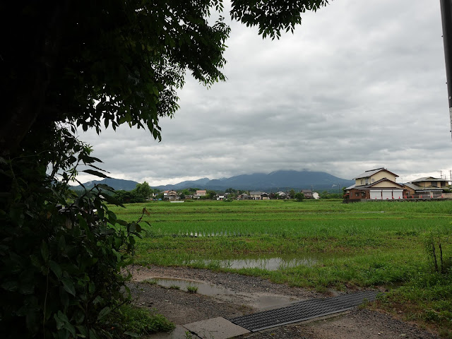 鳥取県米子市尾高　尾高城跡公園　大山の眺望