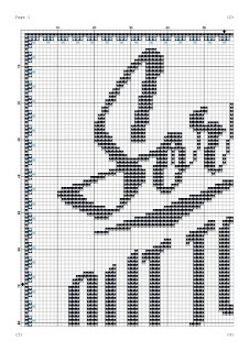 Out to live Funny simple cross stitch pattern - Tango Stitch