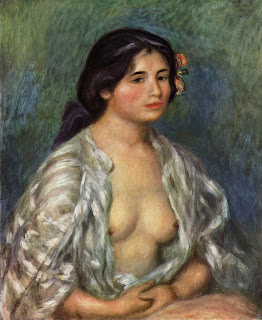 Gabrielle in Open Blouse, 1911