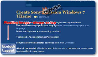 Floating Image - Membuat gambar selalu melayang di blog