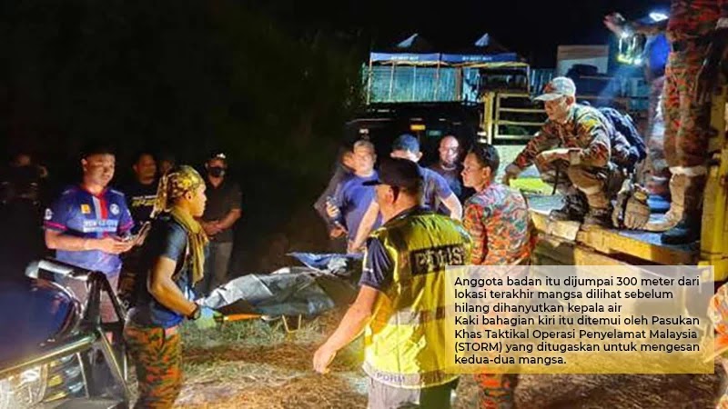Pendaki hanyut: Bomba jumpa kaki mangsa