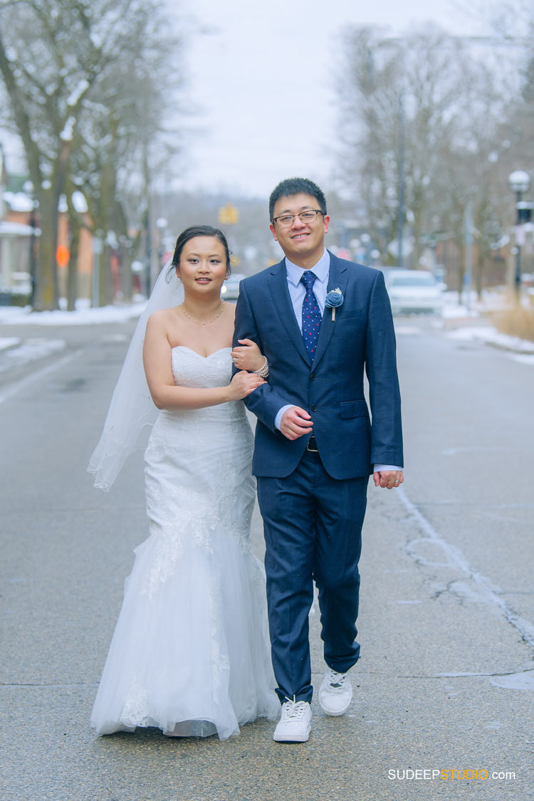 Ann Arbor Courthouse Wedding Portrait Photography by SudeepStudio.com Michigan Chinese Asian Wedding Photographer