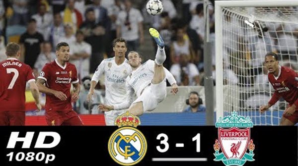 Highlights Chung kết Champions League 2018 Real Madrid và Liverpool 3-1