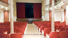 auditorium with chairs inside Dom Pedro V Theatre, the oldest theatre of Macau and a part of Historic Centre of Macao