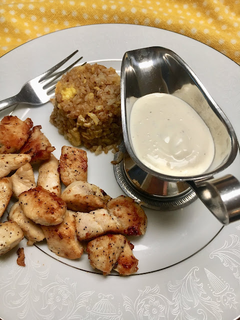 Bring the taste of the Japanese Steakhouse home with this easy hibachi chicken and fried rice recipe