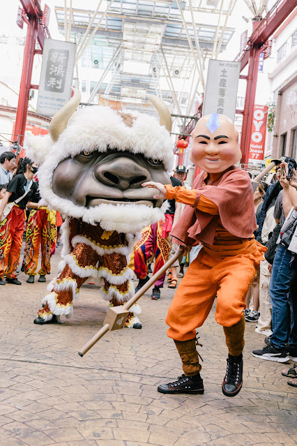 Fans lined Petaling Street in Kuala Lumpur for a special Appa lion dance activation to mark Lunar New Year.