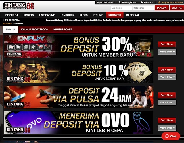 Situs Deposit Pulsa | SLOT GAME | SPORTBOOK | LIVE CASINO | IDN POKER | DOMINO