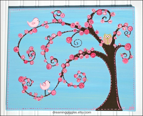 aqua swirl tree