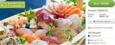 Kotaro Sushi Restaurant Cash Voucher offer at Pearl Point Shopping Mall, salmon sashimi ikura, kotaro kaisen don, salmon skin karaage, chinmi moriawase, Discount, KL