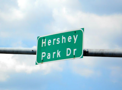 Downtown Street Signs in Hershey Pennsylvania