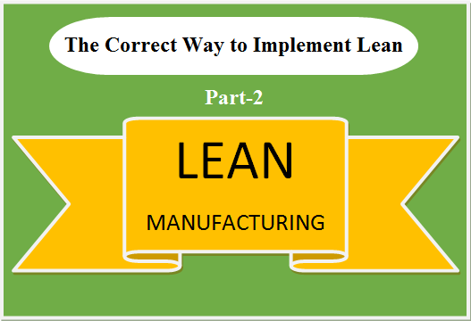 Lean manufacturing