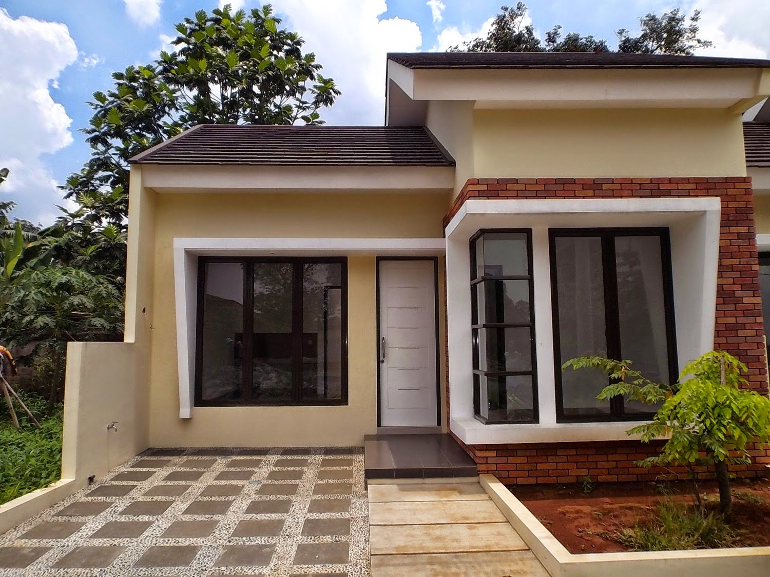  Desain Teras Rumah Minimalis  Bali Jual Bata Ekspos