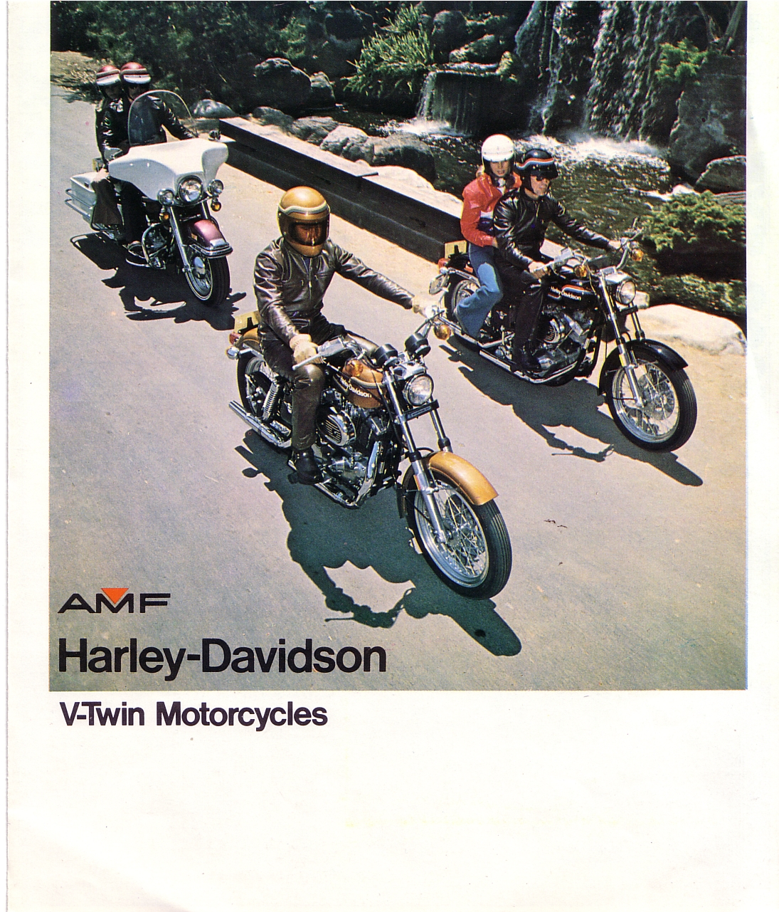 Red Devil Motors 1975 Harley Davidson brochure