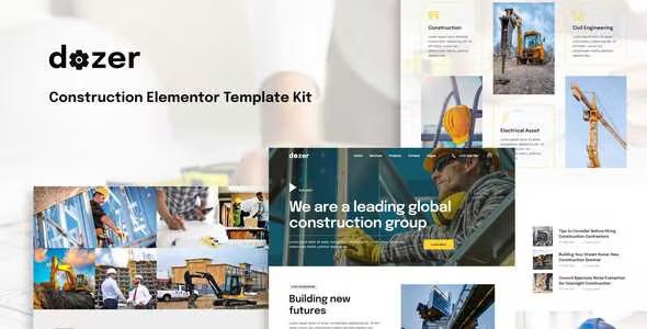 Best Construction Elementor Template Kit