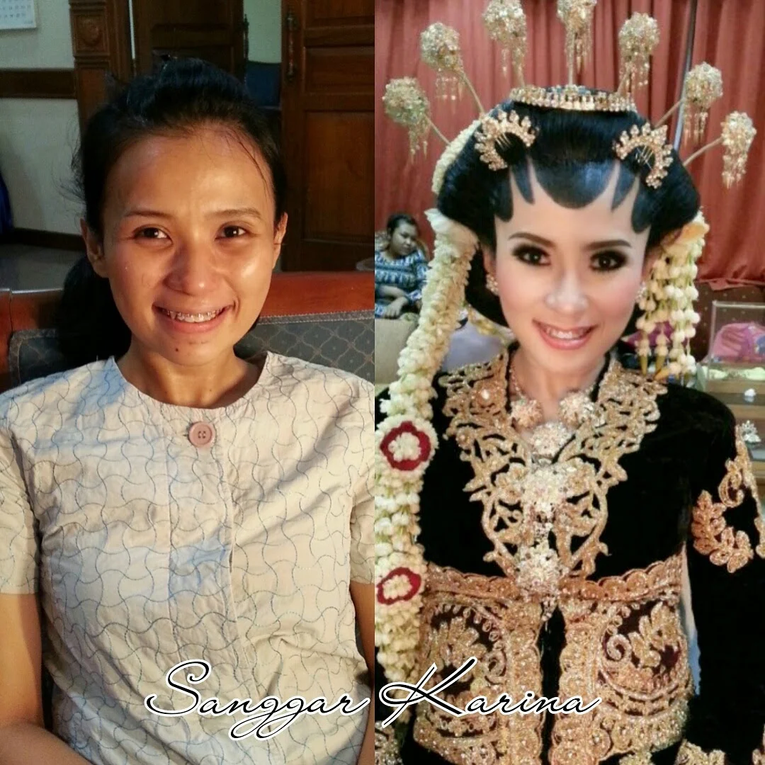 Sanggar Karina Before After Pengantin Traditional Dan Pengantin