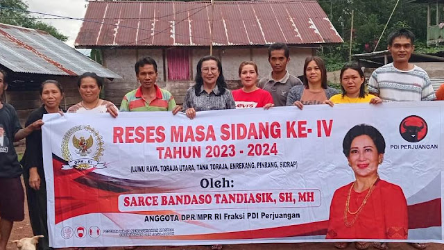 Anggota DPR RI, Sarce Bandaso Gelar Reses IV Serap Aspirasi Masyarakat di Tana Toraja