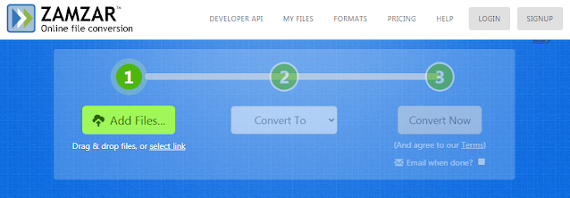 zamzar online converter